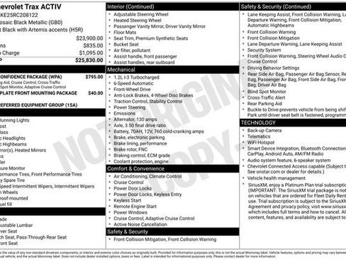 Used 2024 Chevrolet Trax ACTIV w/ Driver Confidence Package FWD image 9
