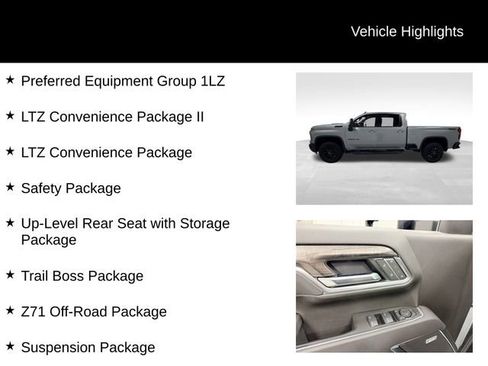 Certified 2025 Chevrolet Silverado 2500 LTZ w/ Trail Boss Package AWD/4WD image 27
