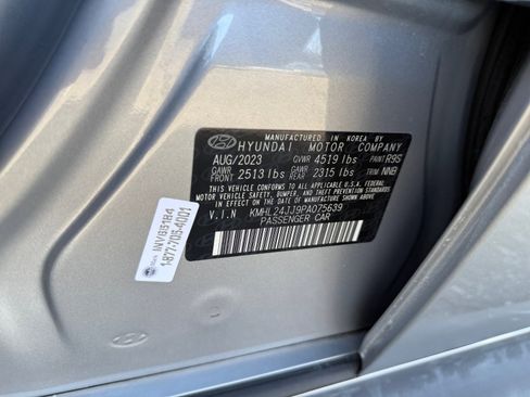 Used 2023 Hyundai Sonata Blue w/ Cargo Package image 22