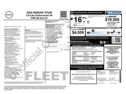 Used 2024 Nissan Titan PRO-4X w/ Pro-4x Utility Package image 2