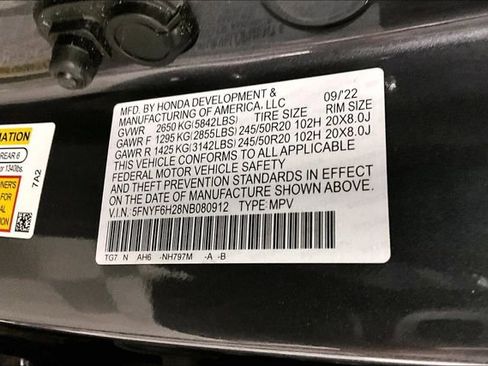 Used 2022 Honda Pilot Special Edition image 37