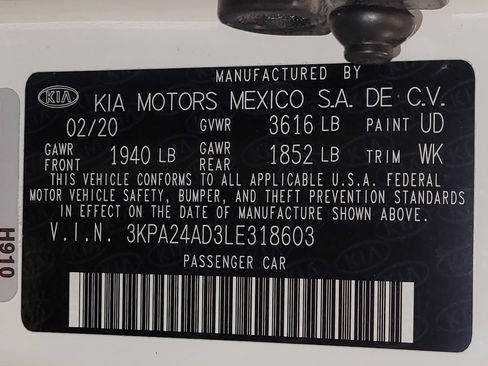 Used 2020 Kia Rio S w/ Technology Package FWD image 33
