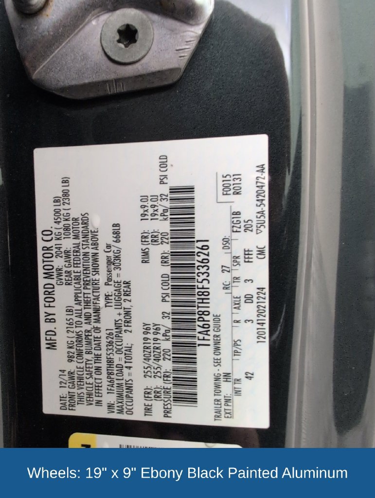 Used 2015 Ford Mustang Premium w/ Ecoboost Performance Package RWD image 43