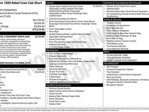 Used 2025 RAM 1500 Rebel w/ Rebel Level 2 Equipment Group image 40
