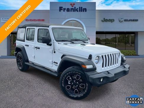 Certified 2021 Jeep Wrangler Unlimited Sport image 1