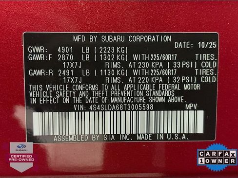 Certified 2026 Subaru Forester image 29