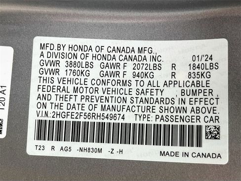 Used 2024 Honda Civic Sport image 28