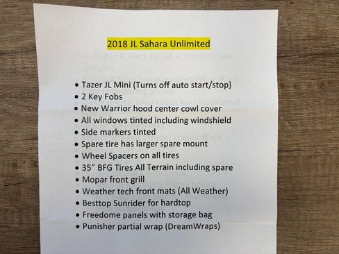 Used 2018 Jeep Wrangler Unlimited Sahara w/ Dual Top Group AWD/4WD image 23