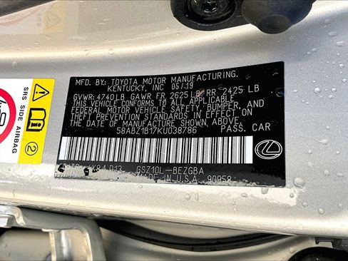 Used 2019 Lexus ES 350 image 36