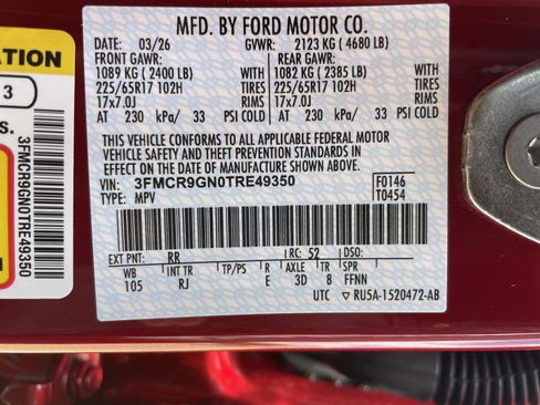 New 2026 Ford Bronco Sport Heritage AWD/4WD image 10