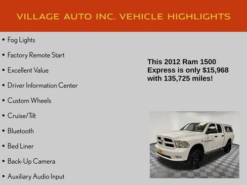 Used 2012 RAM 1500 Express w/ California Black Wheels Group image 14