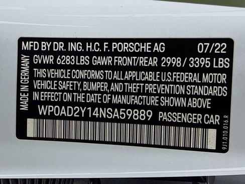 Certified 2022 Porsche Taycan GTS AWD/4WD image 12