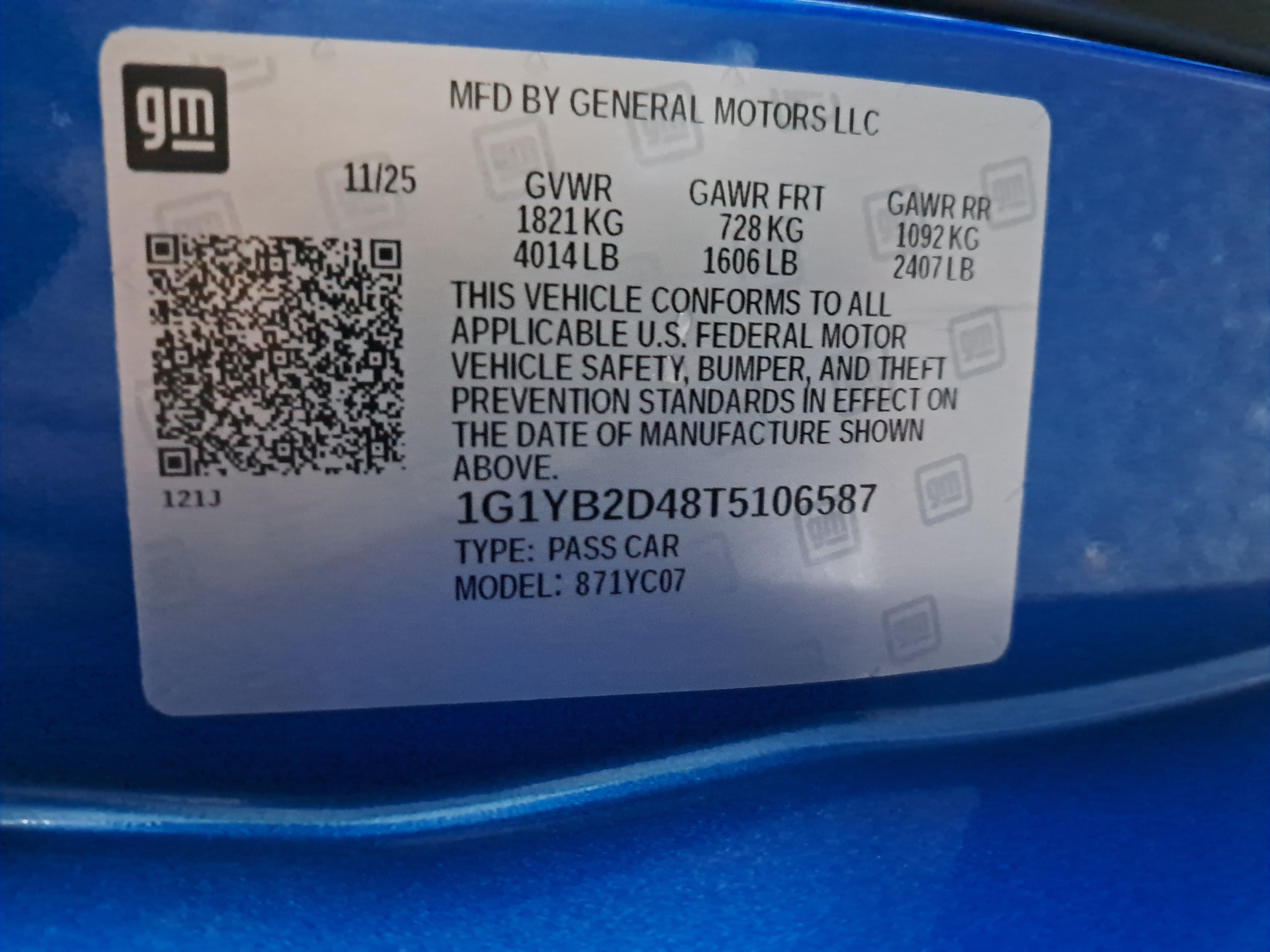 Used 2026 Chevrolet Corvette Stingray Preferred Cpe w/ Battery Protection Package RWD image 31