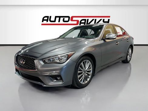 Used 2022 INFINITI Q50 Luxe w/ Cargo Package AWD/4WD image 3