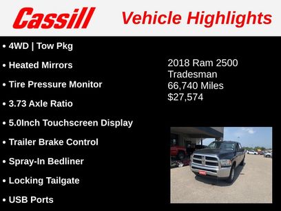 Used 2018 RAM 2500 Tradesman w/ Chrome Appearance Group