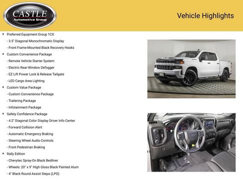 Used 2021 Chevrolet Silverado 1500 Custom w/ Rally Edition AWD/4WD image 8