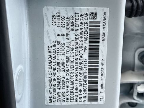 Used 2026 Honda Civic Sport image 28
