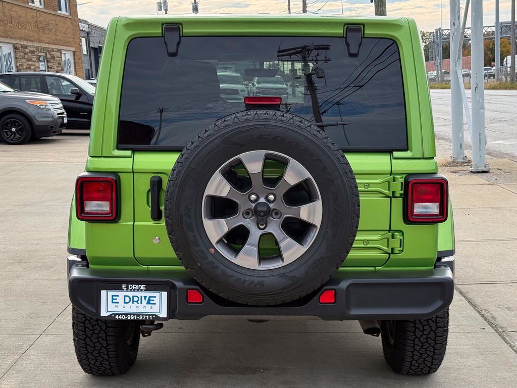 Used 2019 Jeep Wrangler Unlimited Sahara w/ Uconnect 4C Nav & Sound Group AWD/4WD image 8
