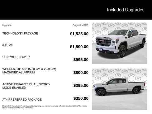 Used 2024 GMC Sierra 1500 AT4 w/ Technology Package AWD/4WD image 3