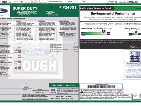 Used 2022 Ford F350 Lariat w/ Lariat Ultimate Package image 6