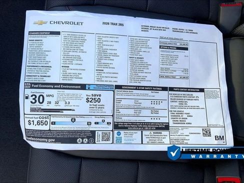 New 2026 Chevrolet Trax RS image 14