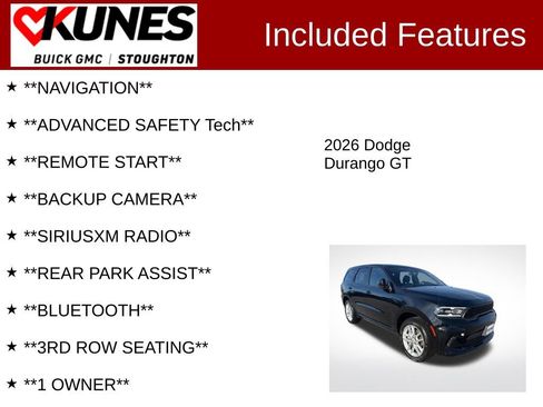 Used 2026 Dodge Durango GT image 2