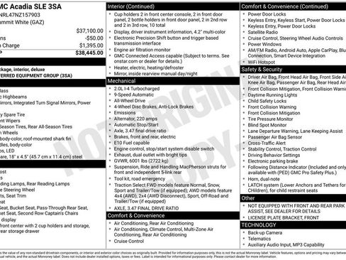 Used 2022 GMC Acadia SLE image 17