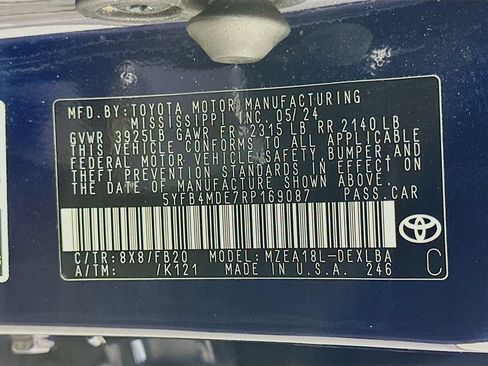 Certified 2024 Toyota Corolla LE FWD image 31