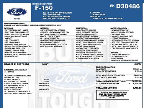 Used 2024 Ford F150 XLT image 22