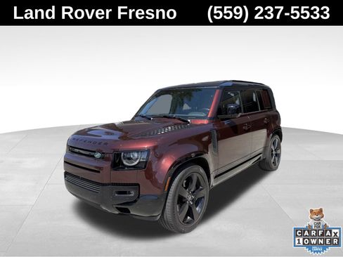 Certified 2025 Land Rover Defender 110 Sedona Red Edition image 1