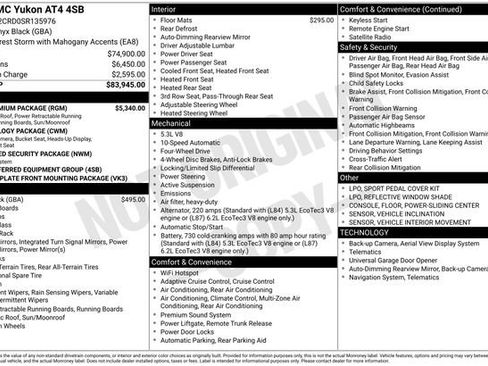 Used 2025 GMC Yukon AT4 w/ AT4 Premium Package AWD/4WD image 11