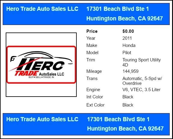 Used 2011 Honda Pilot Touring image 8