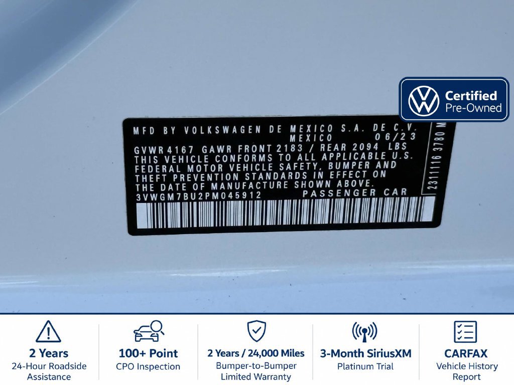 Certified 2023 Volkswagen Jetta SEL FWD image 26