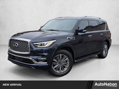 Used 2021 INFINITI QX80 Luxe w/ Cargo Package image 1