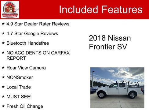 Used 2018 Nissan Frontier SV image 5