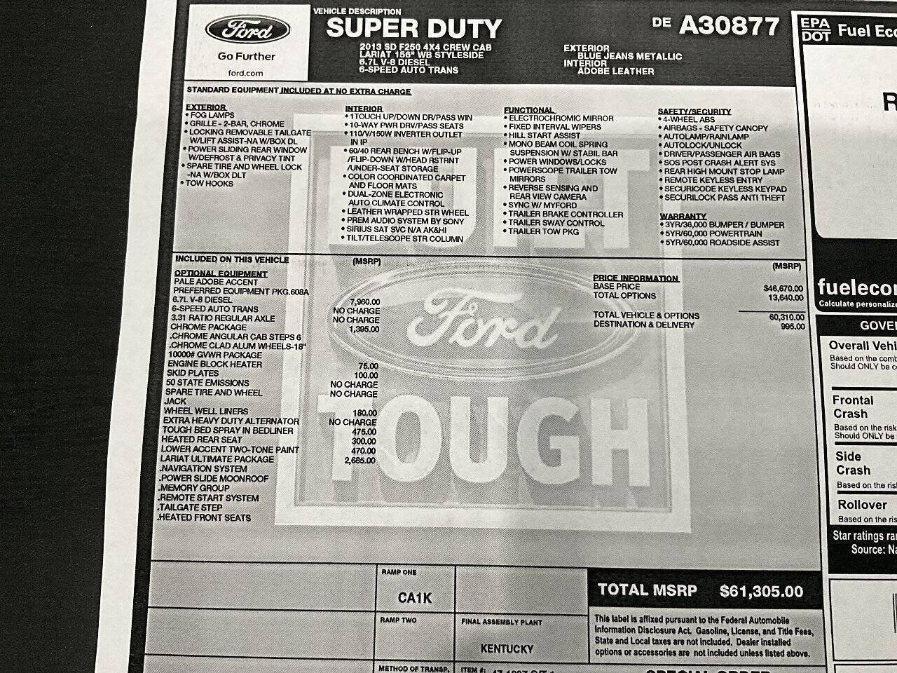 Used 2013 Ford F250 Lariat w/ Lariat Ultimate Pkg AWD/4WD image 17