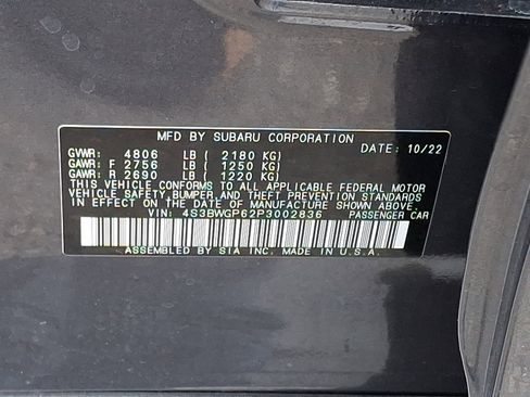 Certified 2023 Subaru Legacy Touring XT AWD/4WD image 29
