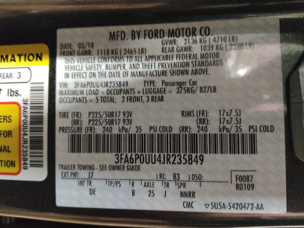 Used 2018 Ford Fusion S FWD image 33
