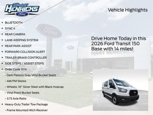 New 2026 Ford Transit 150 Low Roof RWD image 4