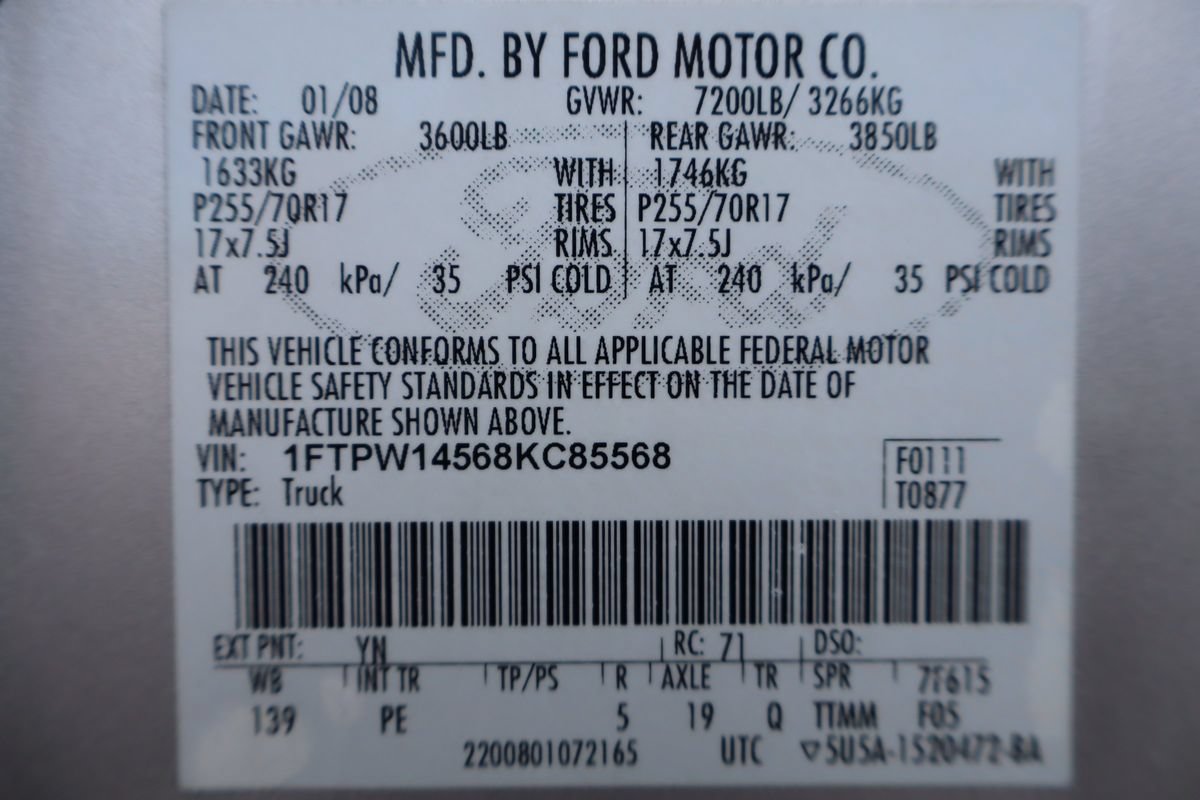 Used 2008 Ford F150 XLT AWD/4WD image 44