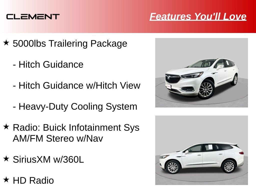 Used 2020 Buick Enclave Premium w/ Sun and Sites Package FWD image 46