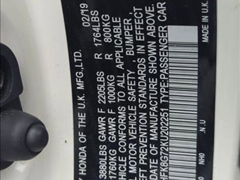 Used 2019 Honda Civic Type R image 30