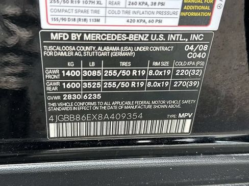 Used 2008 Mercedes-Benz ML 350 4MATIC image 16