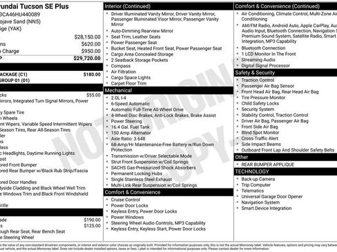 Used 2017 Hyundai Tucson SE Plus w/ Cargo Package image 2