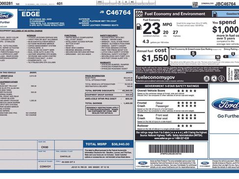 Used 2018 Ford Edge SEL w/ Equipment Group 201A AWD/4WD image 5