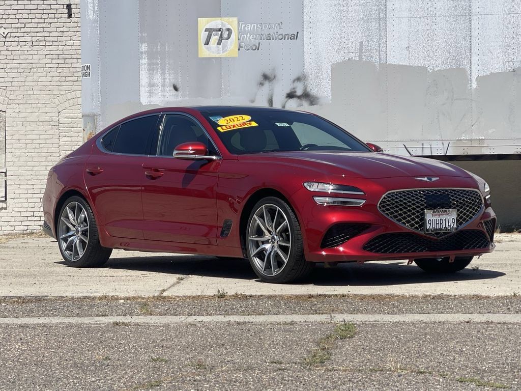 Used 2022 Genesis G70 2.0T w/ Prestige Package RWD image 1