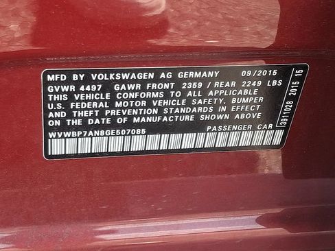 Used 2016 Volkswagen CC Sport FWD image 26