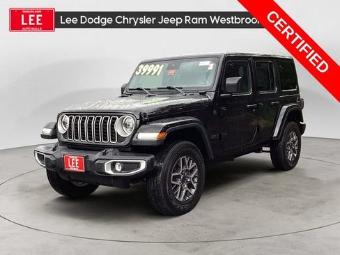 Certified 2025 Jeep Wrangler Unlimited Sahara AWD/4WD image 1