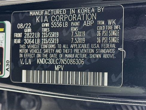 Used 2022 Kia EV6 Wind w/ Wind Technology Package AWD/4WD image 12