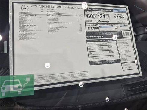 New 2027 Mercedes-Benz E 53 AMG e 4MATIC Sedan image 16